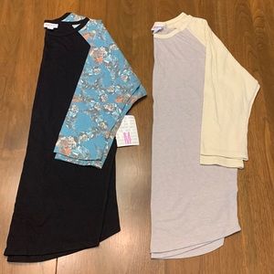 Lularoe MEDIUM Randy tees lot of 2
